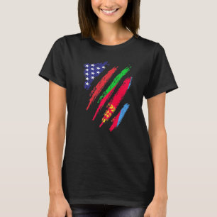 T-shirt Erythrée Américaine Drapeau USA Patriot Heritage M