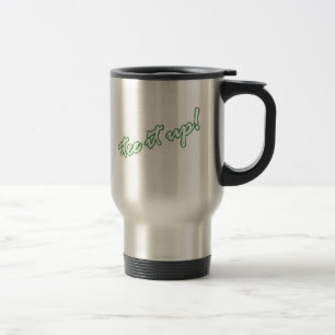 T-Shirt es oben! Reisebecher