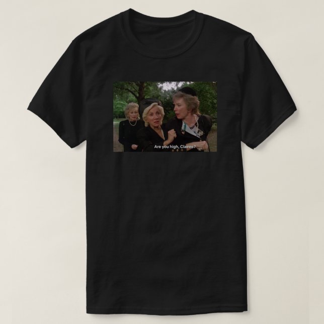 T-shirt "Es-Tu Élevé, Clairee ?" Fonte des Magnolias d'aci (Design devant)