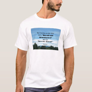 T-shirt Ésaïe 6:8 Alors j'entendis la voix du Seigneur