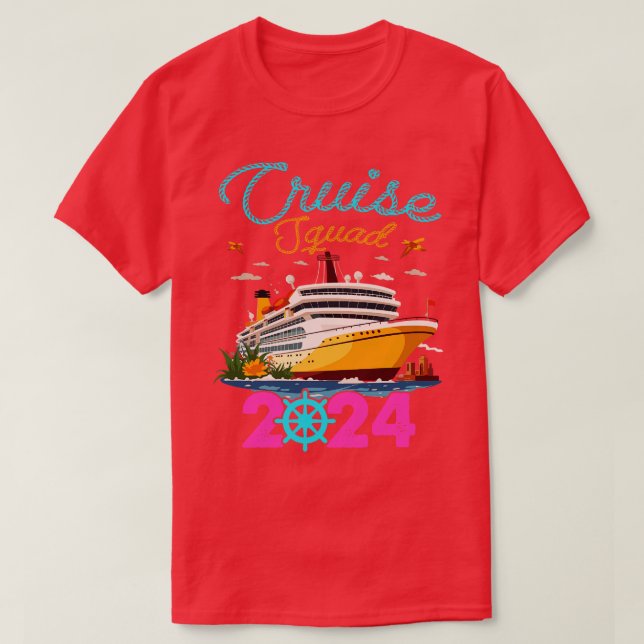 T-shirt Escadron de croisière sur mesure 2024 Escadron de  (Design devant)