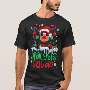 T-shirt Escadron de dialyse Reindeer de Noël Paire de jume