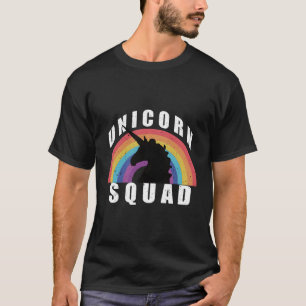 T-shirt Escadron de la licorne Arc en ciel