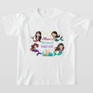 T-shirt Escadron de sirènes Jolies sirènes sous la mer