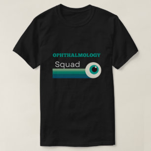T-shirt Escadron d'ophtalmologie avec coucher de soleil vi