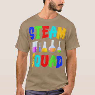 T-shirt Escadron STEAM Science Technique Génie Math Art Su