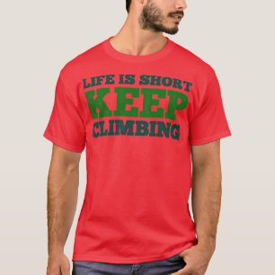 T-shirt Escalade Bouldering Climber