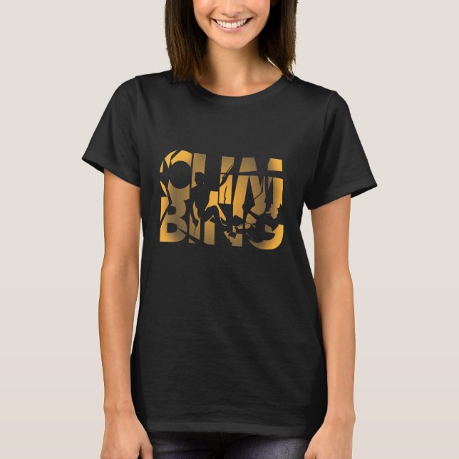 T-shirt Escalade Carabiners Escalade (Devant)