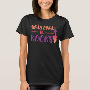 T-shirt Escalade Coucher De Soleil Addicée Aux Rochers Bou