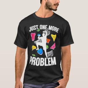 T-shirt Escalade de bloc et escalade en salle, grimpeur et