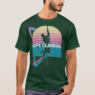 T-shirt Escalade de corde Grimpper Retro