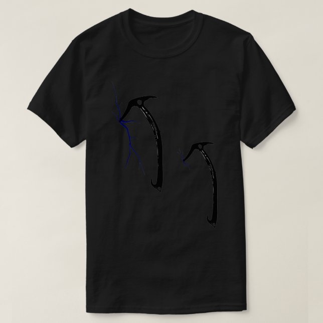 T-shirt Escalade de glace (Design devant)