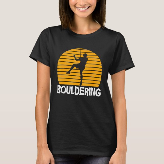 T-shirt Escalade de la montagne Bouldering (Devant)