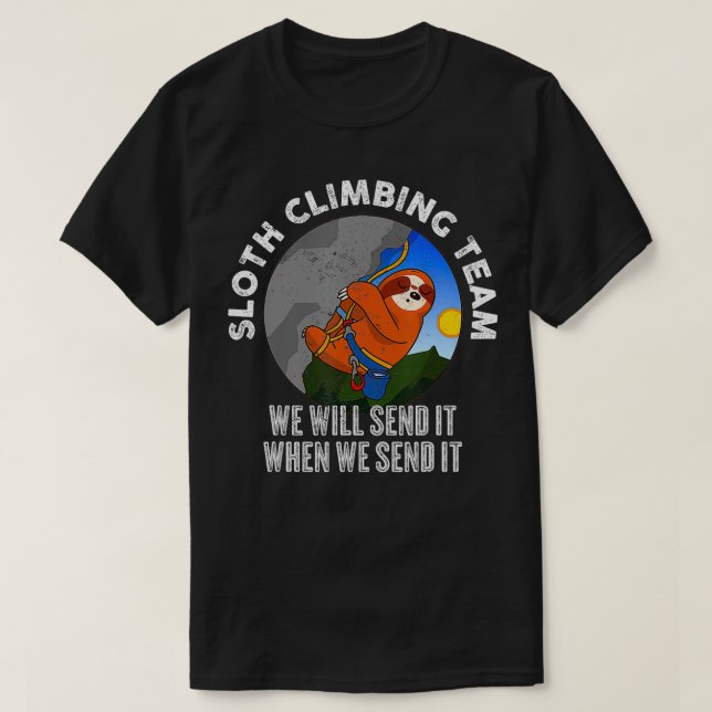 T-shirt Escalade de l'équipe d'Escalades de serveurs (Design devant)