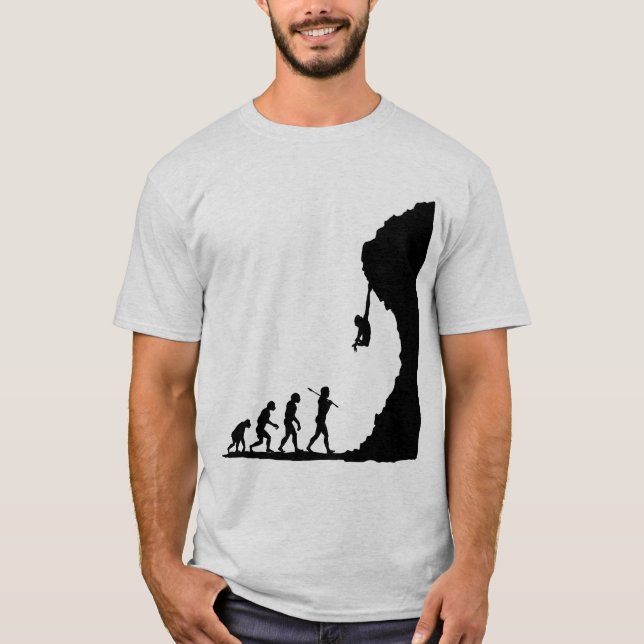 T-shirt Escalade de roche (Devant)