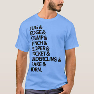 T-shirt Escalade de roche Types de retenue pour grimpeurs