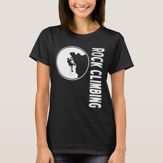 T-shirt Escalade de rocher sportive  (Devant)