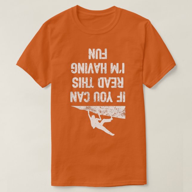 T-shirt Escalade drôle Bouldering Entraînement Escalade ro (Design devant)