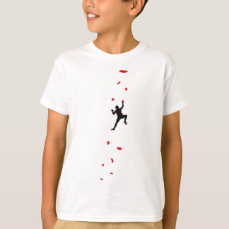 T-shirt Escalade Et Souldering Dans La Salle De Sport Esca