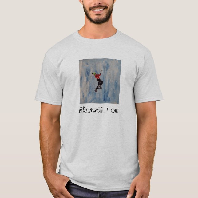 T-shirt escalade glace (Devant)