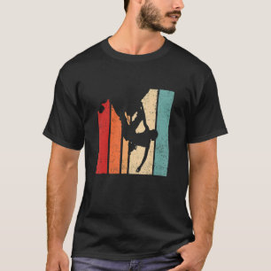 T-shirt Escalade graphique rétro Bouldering Rock Climber M