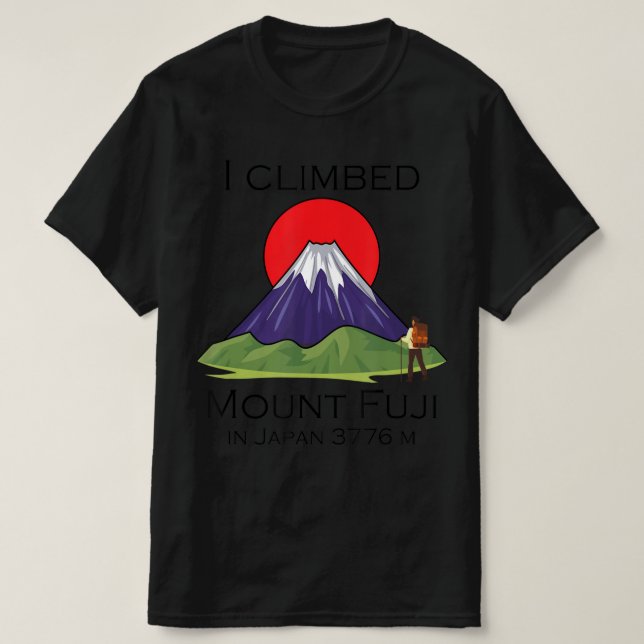 T-shirt Escalade Mont Fuji (Design devant)