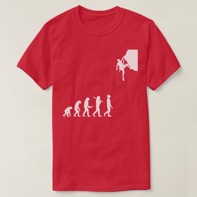 T-shirt Escalade Mountain Climber Boulder Outfit Mountains (Design devant)