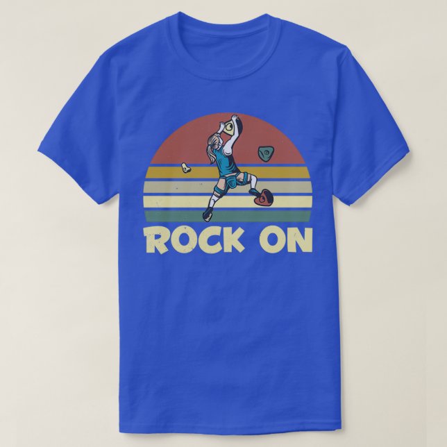 T-shirt Escalade murale fille à l'intérieur bouldering fem (Design devant)