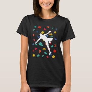 T-shirt Escalade murale Indoor Rock Climbers Action Sports
