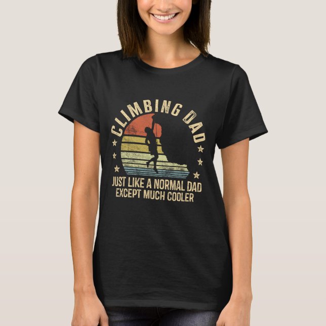 T-shirt Escalade Papa Comme Un Peuple Rock Climber (Devant)