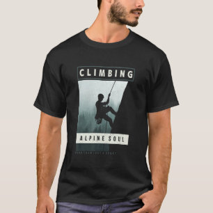 T-shirt Escalade Plus Qu'Un Sport D'Alpinisme Roc