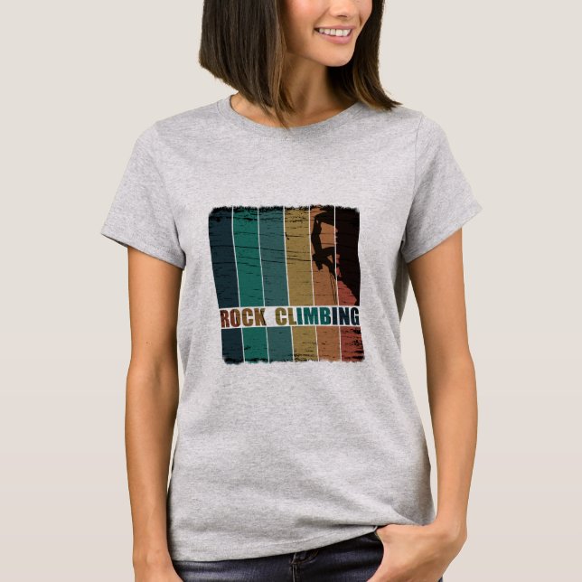T-shirt Escalade rock grimpeur vintage (Devant)