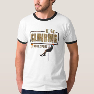 T-shirt Escalade rock   Homme Ringer