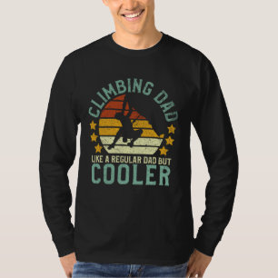 T-shirt Escalade rock Papa Mountain Climber Funny Père's