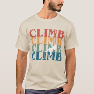 T-shirt Escalade Rock T Chemise, Bouldering Tee,