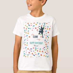 T-shirt Escalade Rocks Jote Anniversaire de enfant Party