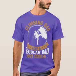 T-shirt Escalade vintage Papa Bouldering Rock Climber