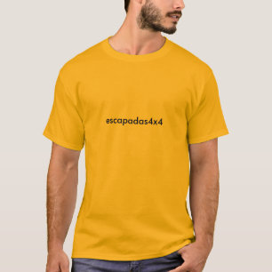 T-shirt escapadas4x4 orange superbe
