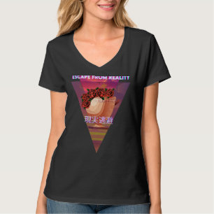 T-shirt Escape Reality Vaporwave Structure esthétique 90's