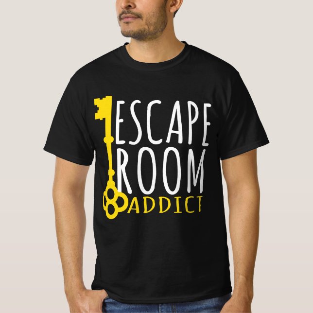 T-shirt Escape Room Addict Puzzle Solver Adventure (Devant)