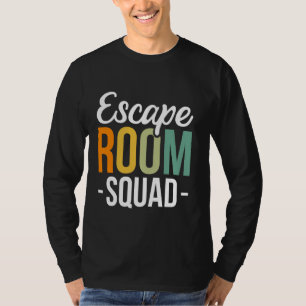 T-shirt Escape Room Squad Mystery Game Problème de résolut