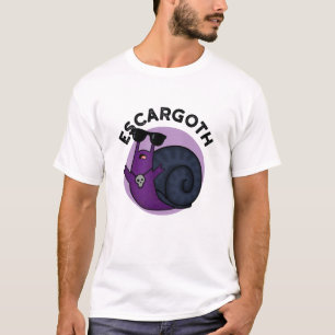 T-shirt Escar goth Funny Cool Goth Snail Pun