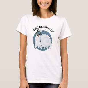 T-shirt Escarghost Amusant Français Ghost Snail Pun