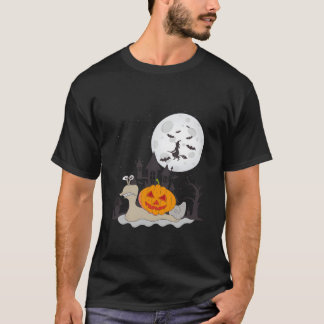 T-shirt Escargot Citrouille Halloween