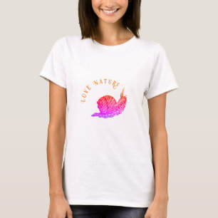 T-shirt Escargot dans le style graphique