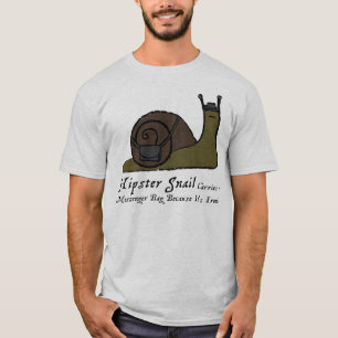 T-shirt Escargot de hippie - pièce en t légère