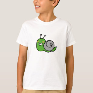 T-shirt escargot vert