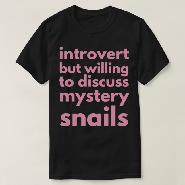 T-shirt Escargots mystérieux 7 (Design devant)