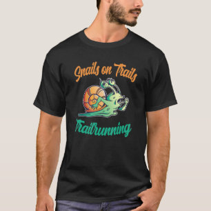 T-shirt Escargots Sur Les Pistes Équipe De Trail