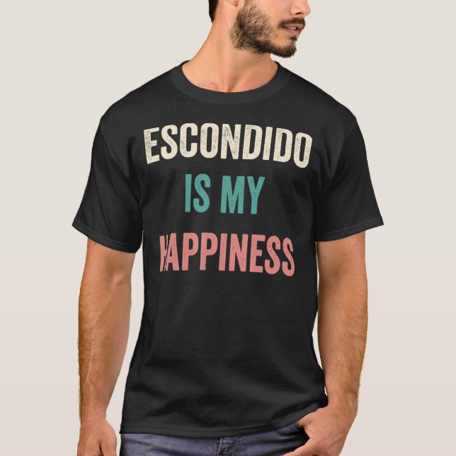 T-shirt Escondido Est Mon Bonheur (Devant)